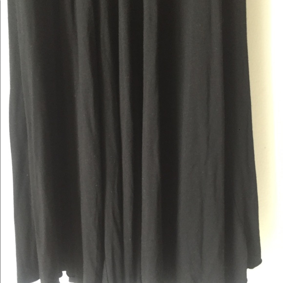 Black sleeveless jersey dress - Picture 3 of 3